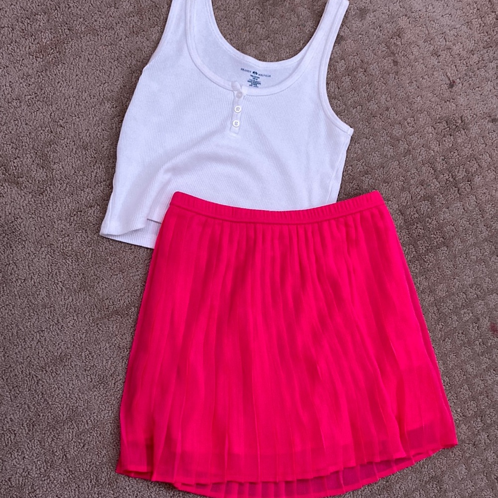 Hot pink skirt old navy